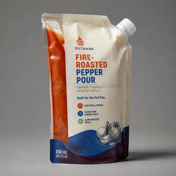 Plastic Pouch with Spout
